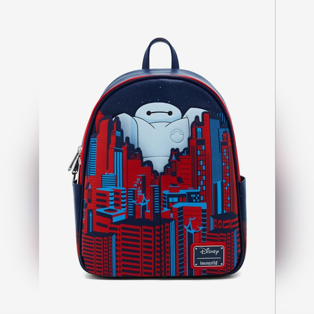 Loungefly Disney Big Hero 6 Baymax City Mini Backpack Set